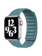 AW Magnetic Watch Band for Apple Watch Series 10 46mm / Ultra 2 Ultra 49mm /  Series 9 8 7 45mm / 6 5 4 SE (2023) SE (2022) SE 44mm / 3 2 1 42mm Denim Wrist Strap - Cyan