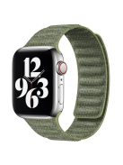 AW Magnetic Watch Band for Apple Watch Series 10 46mm / Ultra 2 Ultra 49mm /  Series 9 8 7 45mm / 6 5 4 SE (2023) SE (2022) SE 44mm / 3 2 1 42mm Denim Wrist Strap - Green