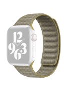 AW Magnetic Watch Band for Apple Watch Series 10 46mm / Ultra 2 Ultra 49mm /  Series 9 8 7 45mm / 6 5 4 SE (2023) SE (2022) SE 44mm / 3 2 1 42mm Denim Wrist Strap - Light Yellow