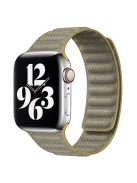 AW Magnetic Watch Band for Apple Watch Series 10 46mm / Ultra 2 Ultra 49mm /  Series 9 8 7 45mm / 6 5 4 SE (2023) SE (2022) SE 44mm / 3 2 1 42mm Denim Wrist Strap - Light Yellow