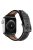 Band For Apple Watch Series 10 42mm / 9 8 7 41mm / 6 5 4 SE (2022) SE (2023) SE 40mm / 3 2 1 38mm Genuine Cow Leather Strap - Black