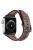 Band For Apple Watch Series 10 42mm / 9 8 7 41mm / 6 5 4 SE (2022) SE (2023) SE 40mm / 3 2 1 38mm Genuine Cow Leather Strap - Coffee