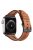 Band For Apple Watch Series 10 42mm / 9 8 7 41mm / 6 5 4 SE (2022) SE (2023) SE 40mm / 3 2 1 38mm Genuine Cow Leather Strap - Light Brown