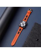 Band For Apple Watch Series 10 42mm / 9 8 7 41mm / 6 5 4 SE (2022) SE (2023) SE 40mm / 3 2 1 38mm Genuine Cow Leather Strap - Orange