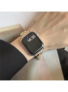 Band For Apple Watch Series 10 42mm / 9 8 7 41mm / 6 5 4 SE (2023) SE (2022) SE 40mm / 3 2 1 38mm Zinc Alloy Metal Watch Strap - Gold