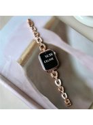 Band For Apple Watch Series 10 42mm / 9 8 7 41mm / 6 5 4 SE (2023) SE (2022) SE 40mm / 3 2 1 38mm Zinc Alloy Metal Watch Strap - Rose Gold