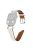 Band for Apple Watch Series 10 46mm / Ultra 2 Ultra 49mm /  Series 9 8 7 45mm / 6 5 4 SE (2023) SE (2022) SE 44mm / 3 2 1 42mm Genuine Cowhide Leather Rhinestone Strap with Silver Buckle - Apricot