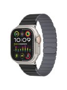 Bans For Apple Watch Series 10 42mm / 9 8 7 41mm / 6 5 4 SE (2023) SE (2022) SE 40mm / 3 2 1 38mm Magnetic Silicone Strap - Black+Grey