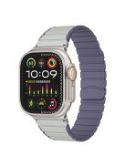 Bans For Apple Watch Series 10 42mm / 9 8 7 41mm / 6 5 4 SE (2023) SE (2022) SE 40mm / 3 2 1 38mm Magnetic Silicone Strap - Light Grey+Blue