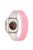 Bans For Apple Watch Series 10 42mm / 9 8 7 41mm / 6 5 4 SE (2023) SE (2022) SE 40mm / 3 2 1 38mm Magnetic Silicone Strap - Pink+White