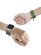 Beaded Bracelet for Apple Watch Series 10 42mm / 9 8 7 41mm / SE (2023) SE (2022) SE 6 5 4 40mm / 3 2 1 38mm Color Bodhi-Shape Watch Band - Green