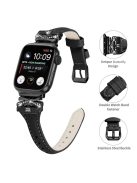 Black Buckle  Strap for Apple Watch Series 10 46mm / Ultra 2 Ultra 49mm /  Series 9 8 7 45mm / 6 5 4 SE (2023) SE (2022) SE 44mm / 3 2 1 42mm - Black