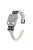 Black Buckle  Strap for Apple Watch Series 10 46mm / Ultra 2 Ultra 49mm /  Series 9 8 7 45mm / 6 5 4 SE (2023) SE (2022) SE 44mm / 3 2 1 42mm - Grey