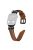 Black Buckle Watch Band for Apple Watch Series 10 42mm / 9 8 7 41mm / SE (2023) SE (2022) SE 6 5 4 40mm / 3 2 1 38mm - Brown