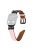 Black Buckle Watch Band for Apple Watch Series 10 42mm / 9 8 7 41mm / SE (2023) SE (2022) SE 6 5 4 40mm / 3 2 1 38mm - Pink