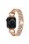 Bling Band Watch Strap for Apple Watch Series 10 42mm / 9 8 7 41mm / SE (2023) SE (2022) SE 6 5 4 40mm / 3 2 1 38mm Rhinestone Decor Stainless Steel 5-Bead Watch Strap - Rose Gold