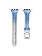 Bling Design Smart Watch Strap Replacement for Apple Watch Series 10 46mm / Ultra 2 Ultra 49mm / 9 8 7 45mm / SE (2023) SE (2022) SE 6 5 4 44mm / 3 2 1 42mm - Blue