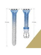 Bling Design Smart Watch Strap Replacement for Apple Watch Series 10 46mm / Ultra 2 Ultra 49mm / 9 8 7 45mm / SE (2023) SE (2022) SE 6 5 4 44mm / 3 2 1 42mm - Blue