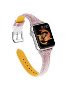 Bling Design Smart Watch Strap Replacement for Apple Watch Series 10 46mm / Ultra 2 Ultra 49mm / 9 8 7 45mm / SE (2023) SE (2022) SE 6 5 4 44mm / 3 2 1 42mm - Pink