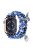 Blue Crystal Beaded Bracelet Watch Strap with Pendant for Apple Watch Series 10 42mm / 9 8 7 41mm / 6 5 4 SE SE (2022) SE (2023) 40mm / 3 2 1 38mm