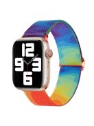 Braided Band for Apple Watch Series 10 46mm / Ultra 2 Ultra 49mm /  Series 9 8 7 45mm / 6 5 4 SE (2023) SE (2022) SE 44mm / 3 2 1 42mm Nylon Pattern Wristband - Colorful Fluid