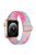 Braided Band for Apple Watch Series 10 46mm / Ultra 2 Ultra 49mm /  Series 9 8 7 45mm / 6 5 4 SE (2023) SE (2022) SE 44mm / 3 2 1 42mm Nylon Pattern Wristband - Flowers / Butterflies