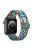 Braided Band for Apple Watch Series 10 46mm / Ultra 2 Ultra 49mm /  Series 9 8 7 45mm / 6 5 4 SE (2023) SE (2022) SE 44mm / 3 2 1 42mm Nylon Pattern Wristband - Geometric Rainbow