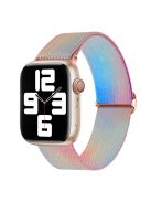 Braided Band for Apple Watch Series 10 46mm / Ultra 2 Ultra 49mm /  Series 9 8 7 45mm / 6 5 4 SE (2023) SE (2022) SE 44mm / 3 2 1 42mm Nylon Pattern Wristband - Phantom Aurora