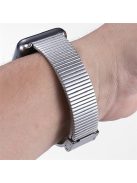 Buckle Design Stainless Steel Smart Watch Strap Replacement for Apple Watch Series 10 42mm / 9 8 7 41mm / 6 5 4 SE SE (2022) SE (2023) 40mm / 3 2 1 38mm  - Silver