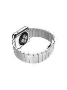 Butterfly Buckle Stainless Steel Watch Band Link Bracelet for Apple Watch Series 10 46mm / Ultra 2 Ultra 49mm / 9 8 7 45mm / SE (2023) SE (2022) SE 6 5 4 44mm / 3 2 1 42mm - Silver Color