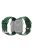 Carbon Fiber Texture TPU Watch Strap Replacement for Apple Watch Series 7 45mm - Green