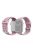 Carbon Fiber Texture TPU Watch Strap Replacement for Apple Watch Series 7 45mm - Pink