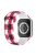 Christmas Pattern Printing Smart Watch Band  Silicone Wrist Strap for Apple Watch Series 10 42mm / 9 8 7 41mm / 6 5 4 SE SE (2022) SE (2023) 40mm / 3 2 1 38mm, Size L - Plaid