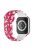 Christmas Pattern Printing Smart Watch Band Silicone Wrist Strap for Apple Watch Series 10 42mm / 9 8 7 41mm / 6 5 4 SE SE (2022) SE (2023) 40mm / 3 2 1 38mm, Size L - Christmas Pattern