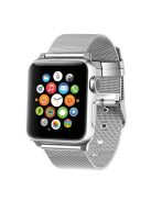 Classic Buckle Milanese Stainless Steel Watch Strap for Apple Watch Series 10 42mm / 9 8 7 41mm / SE (2023) SE (2022) SE 6 5 4 40mm / 3 2 1 38mm - Silver