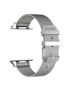 Classic Buckle Milanese Stainless Steel Watch Strap for Apple Watch Series 10 46mm / Ultra 2 Ultra 49mm / 9 8 7 45mm / SE (2023) SE (2022) SE 6 5 4 44mm / 3 2 1 42mm - Silver