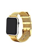 Classic Buckle Milanese Stainless Steel Watch Strap Replacement for Apple Watch Series 10 42mm / 9 8 7 41mm / SE (2023) SE (2022) SE 6 5 4 40mm / 3 2 1 38mm - Gold