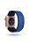 Color Matching Nylon Watch Band for Apple Watch Series 8 45mm / Ultra 49mm / Ultra 2 49mm / Series 9 45mm / SE (2023) 44mm / 7 45mm / Series 6 / SE / SE (2022) 44m / 5 / 4 44mm / Series 3 2 1 Watch 42mm - Black / Blue