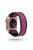 Color Matching Nylon Watch Band for Apple Watch Series 8 45mm / Ultra 49mm / Ultra 2 49mm / Series 9 45mm / SE (2023) 44mm / 7 45mm / Series 6 / SE / SE (2022) 44m / 5 / 4 44mm / Series 3 2 1 Watch 42mm - Black / Rose