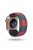 Color Matching Nylon Watch Band for Apple Watch Series 8 45mm / Ultra 49mm / Ultra 2 49mm / Series 9 45mm / SE (2023) 44mm / 7 45mm / Series 6 / SE / SE (2022) 44m / 5 / 4 44mm / Series 3 2 1 Watch 42mm - Green / Red