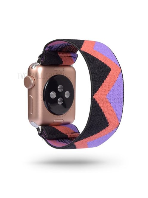 Color Matching Printing Nylon Watch Band for Apple Watch Series 10 42mm / 9 8 7 41mm / 6 5 4 SE SE (2022) SE (2023) 40mm / 3 2 1 38mm - Multi-Color