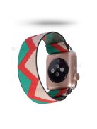 Color Matching Printing Nylon Watch Band for Apple Watch Series 10 42mm / 9 8 7 41mm / 6 5 4 SE SE (2022) SE (2023) 40mm / 3 2 1 38mm - Triangle Colorful