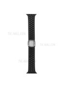 Colorful Silicone Watch Strap for Apple Watch Series 10 42mm / 9 8 7 41mm / 6 5 4 SE SE (2022) SE (2023) 40mm / 3 2 1 38mm - Black / Black