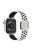 Colorful Silicone Watch Strap for Apple Watch Series 10 42mm / 9 8 7 41mm / 6 5 4 SE SE (2022) SE (2023) 40mm / 3 2 1 38mm - White / Black