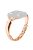 Copper Watch Band for Apple Watch Series 10 42mm / 9 8 7 41mm / SE (2023) SE (2022) SE 6 5 4 40mm / 3 2 1 38mm D-Shaped Rhinestone Decor Bracelet - Rose Gold