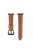 Cowhide Genuine Leather Watch Accessory Band for Apple Watch Series 10 46mm / Ultra 2 Ultra 49mm / 9 8 7 45mm / SE (2023) SE (2022) SE 6 5 4 44mm / 3 2 1 42mm - Brown