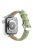 Crocodile Texture Leather Strap Strap for Apple Watch Series 10 42mm / 9 8 7 41mm / SE (2023) SE (2022) SE 6 5 4 40mm / 3 2 1 38mm Wrist Band - Green