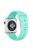 Double Buckle Soft Silicone Sport Watch Band for Apple Watch Series 10 46mm / Ultra 2 Ultra 49mm / 9 8 7 45mm / SE (2023) SE (2022) SE 6 5 4 44mm / 3 2 1 42mm - Cyan