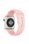 Double Buckle Soft Silicone Sport Watch Band for Apple Watch Series 10 46mm / Ultra 2 Ultra 49mm / 9 8 7 45mm / SE (2023) SE (2022) SE 6 5 4 44mm / 3 2 1 42mm - Pink