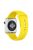 Double Buckle Soft Silicone Sport Watch Bracelet for Apple Watch Series 10 42mm / 9 8 7 41mm / SE (2023) SE (2022) SE 6 5 4 40mm / 3 2 1 38mm - Yellow